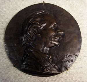 Image of Bas Relief Portrait of A. Lambourne