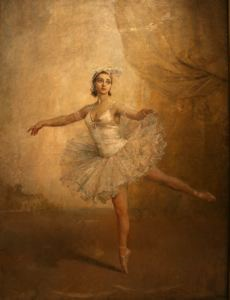 Image of Portrait of Krasnosheeva, a Dancer in the Kirov Ballet (the Artist's Wife)
