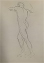 Image of Standing Nude Man #336