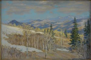 Image of Wasatch Mountains in Early Spring