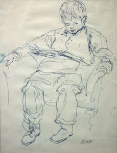 Image of Boy Reading