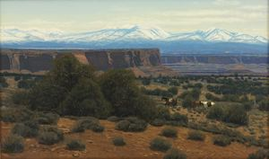 Image of Southern Utah Landscape with Poney