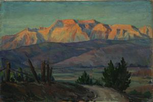 Image of View of Timpanogos from Heber Valley