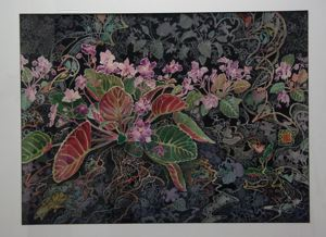 Image of African Violet Tapestry