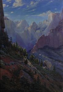 Image of Towers of the Virgin, Zion Canyon (Three Patriarchs)