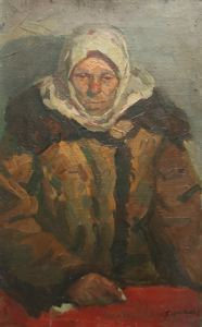 Image of Babushka or "Sketch of the Woman"
