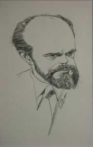 Image of Portrait Sketch of Alvin Gittins
