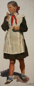 Image of Pioneer Girl (study)