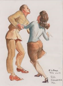 Image of Dancing, U.S.O. Springfield MO No.1