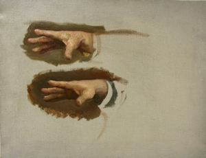 Image of Study of Lenin's Hands from 'We Have This Party'