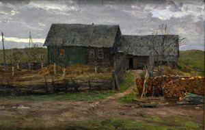 Image of Evening at the Farmhouse in Late Winter
