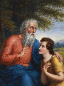 Image of Abraham Instructing Isaac
