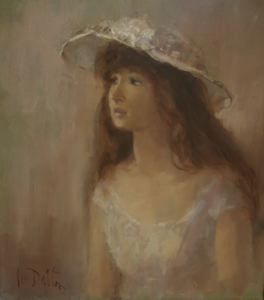 Image of Model with Hat