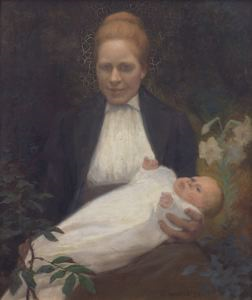 Image of Portrait of Flora Harwood Gibb: the artist's sister