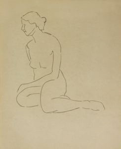 Image of Seated Nude Woman #339