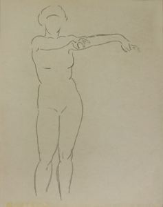 Image of Figure: Standing Female Nude #333