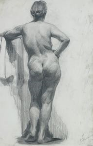 Image of Nude Study of Sophia the Artist's Wife