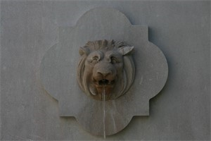 Image of Head of Lion from Fountain