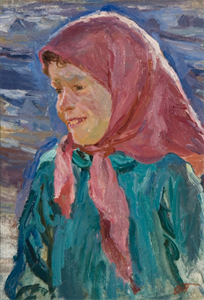 Image of The Girl in a Rosy Scarf