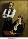 Image of Two Painters of the Guthrie: Steven Fawson and Mary Van Winkle