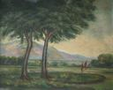 Image of Landscape with Trees and Brook