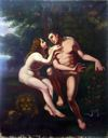 Image of After Ludovico Carracci: Temptation of Adam and Eve (later version)